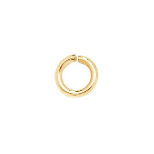 9ct Yellow Gold 6mm Jump Ring FN111
