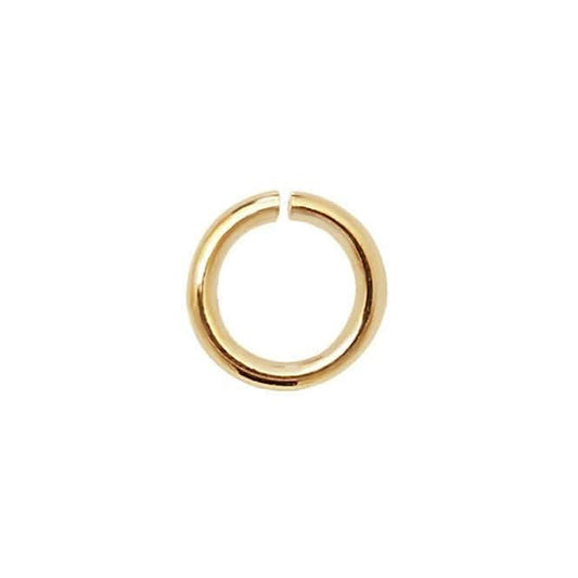 9ct Yellow Gold 8mm Jump Ring FN117