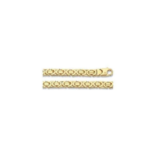 9ct Stunning Yellow Gold Byzantine Chain BR259