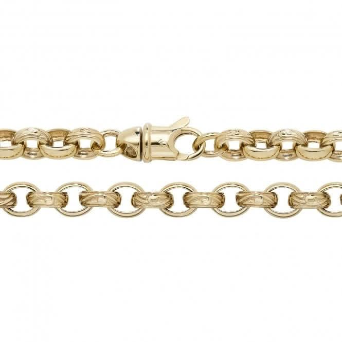 9ct Gold Cast Belcher Chain CH460