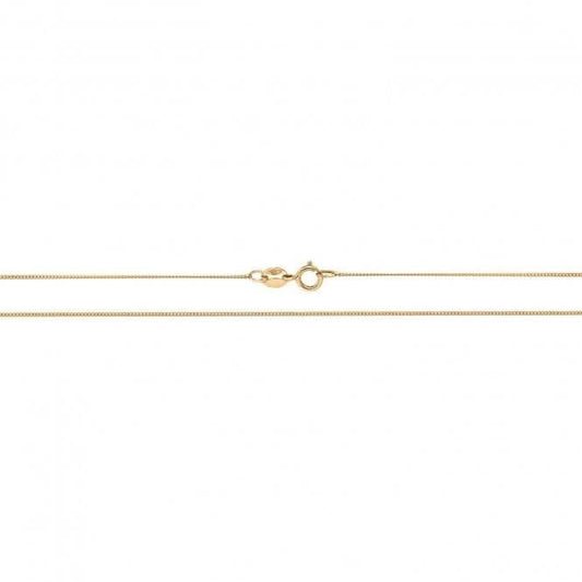 9CT Yellow Gold Close Curb Chain CH158Y