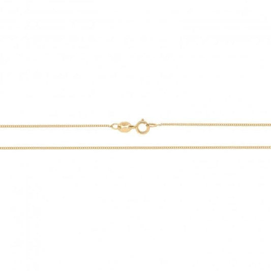 9ct Yellow Gold Close Curb Chain CH159Y