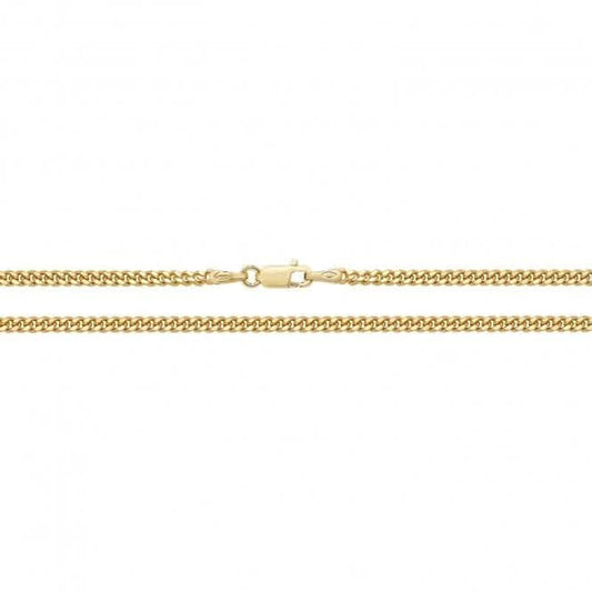 9ct Yellow Gold Close Curb Chain CH165