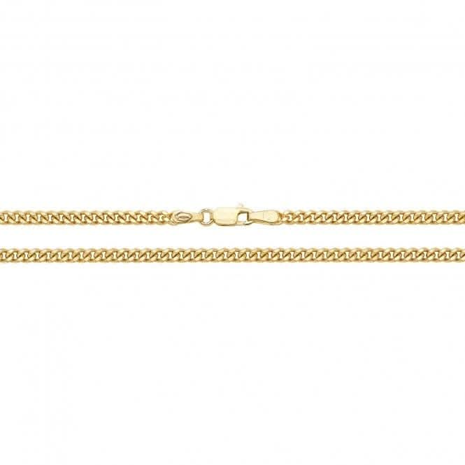 9ct Yellow Gold Close Curb Chain CH166
