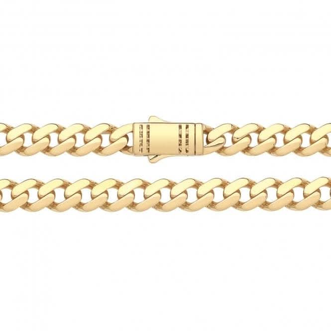9ct Yellow Gold Cuban Link Chain CH551