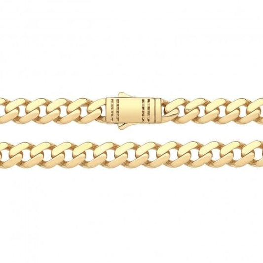 9ct Yellow Gold Cuban Link Chain CH551