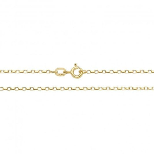 9ct Yellow Gold Double Curb Chain