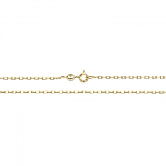 9ct Yellow Gold Double Curb Belcher Chain