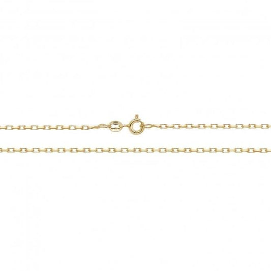 9ct Yellow Gold Double Curb Belcher Chain CH125