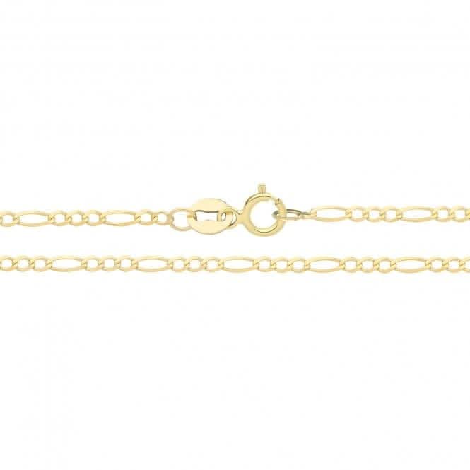 9CT Yellow Gold Figaro Chain CH138