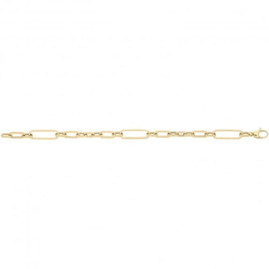 9ct Yellow Gold Hollow Bracelet NK460B