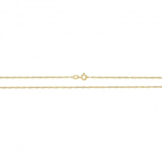 9ct Yellow Gold Singarope Chain