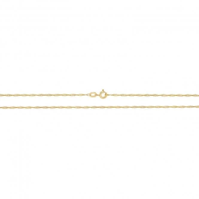 9ct Yellow Gold Singarope Chain