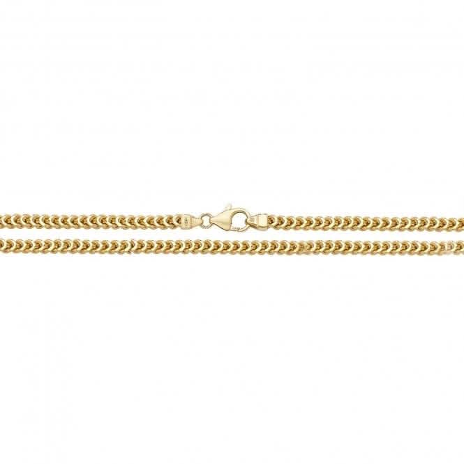 9ct Gold Square Franco Chain CH496
