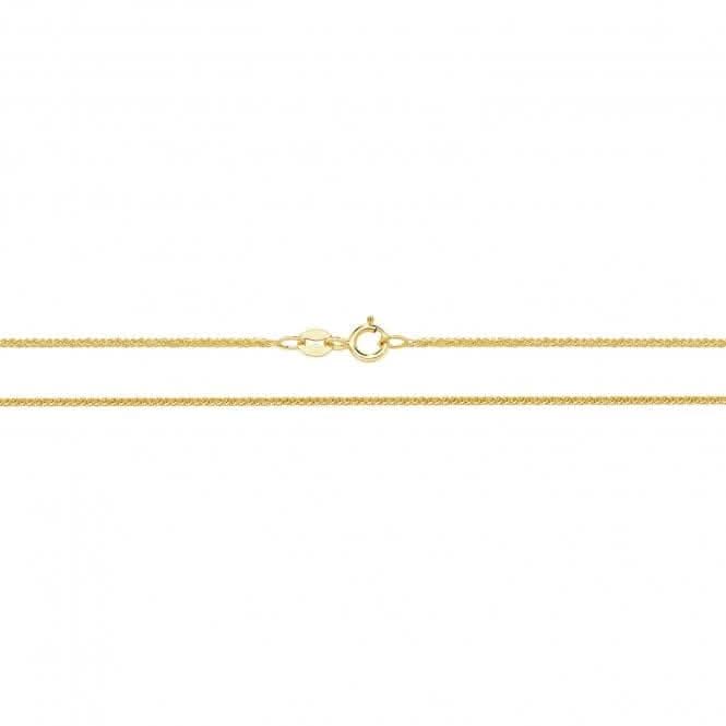 9CT Yellow Gold Wheat Chain CH224