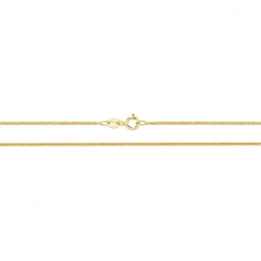 9CT Yellow Gold Wheat Chain CH224