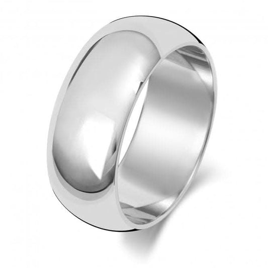 Wedding Band 9K D Shape 8mm-1.5 Wedding  Ring W108WM