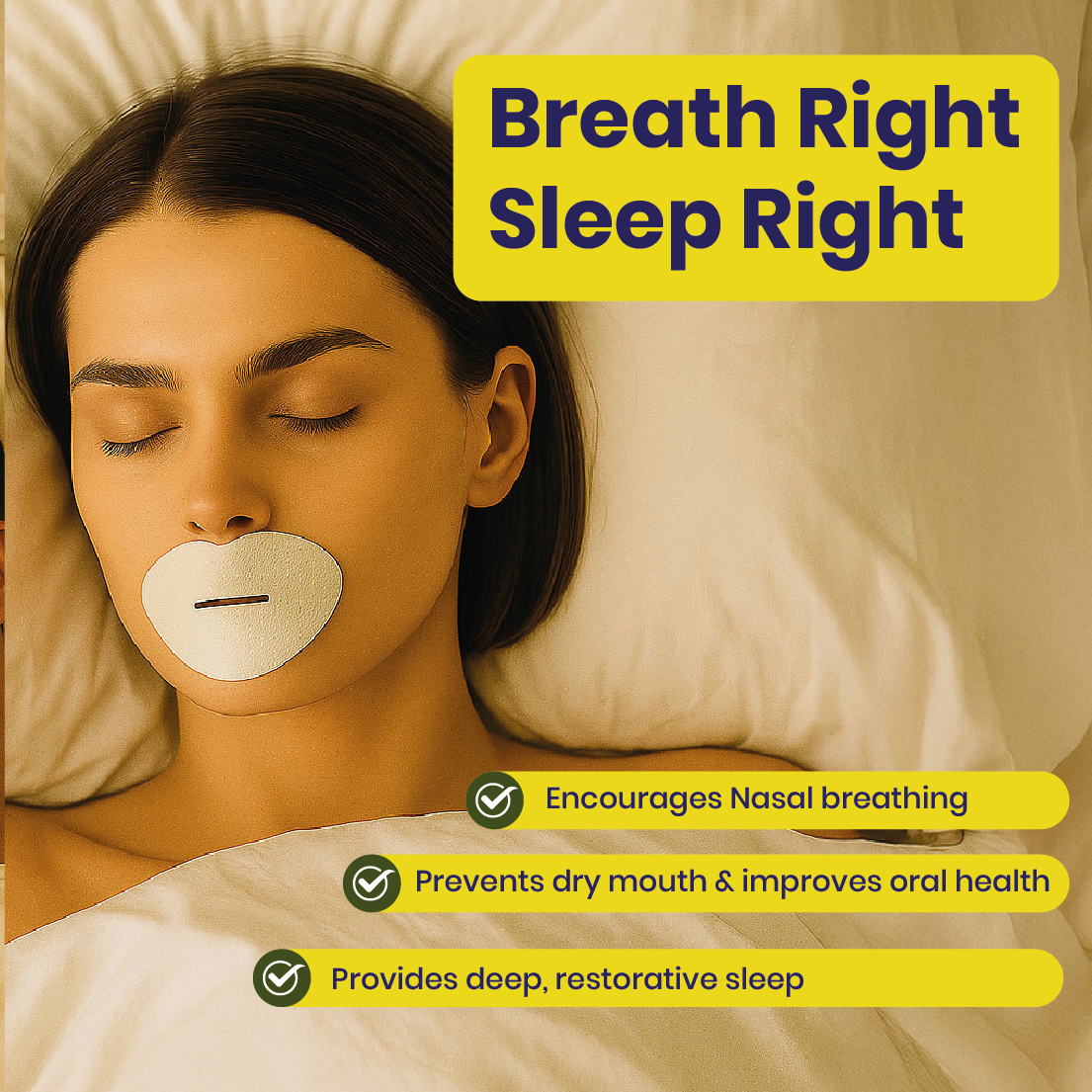 Brightr Mouth Tape for better Nasal Breathing