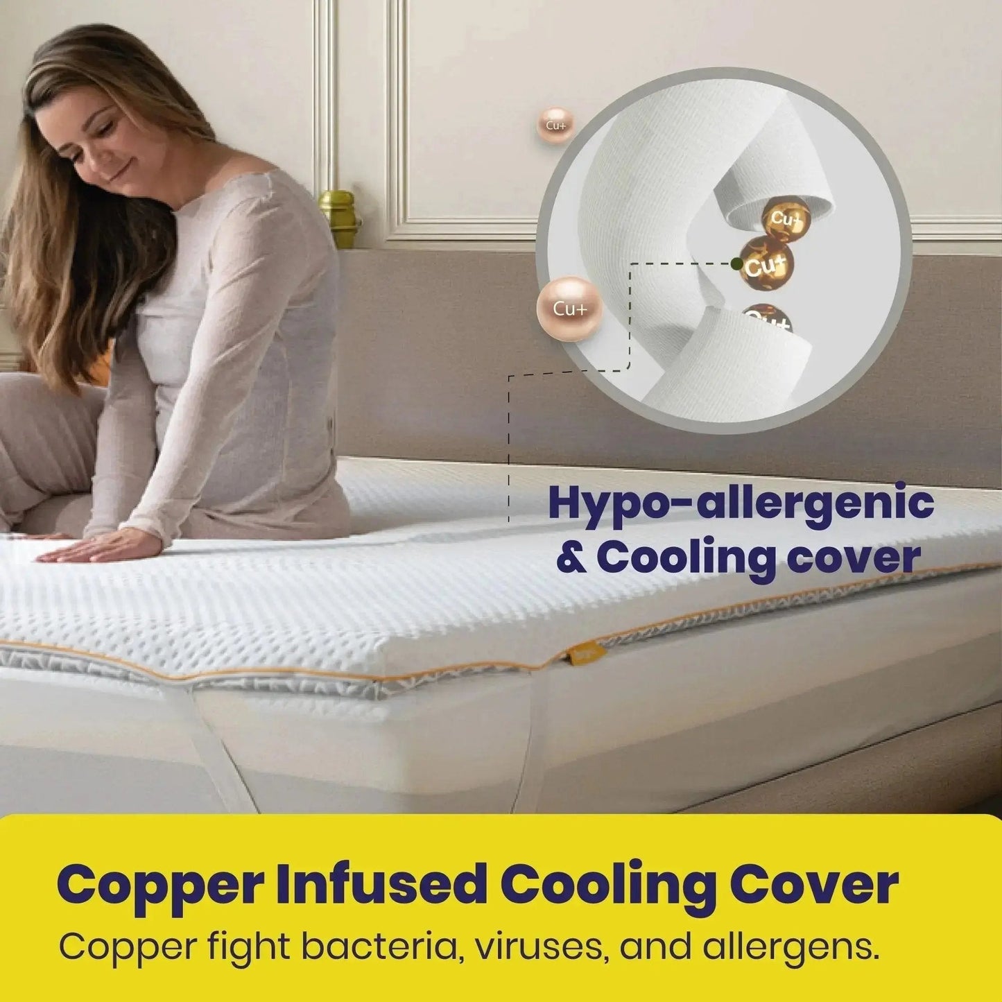 Brightr® Aurora Best Mattress Topper for Back Pain