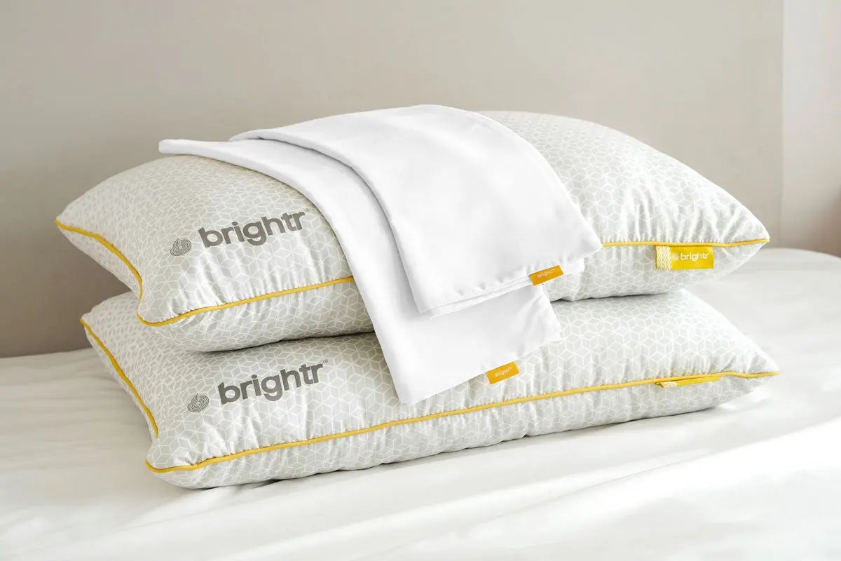 Brightr® Stella pillow & Copper pillowcase bundle