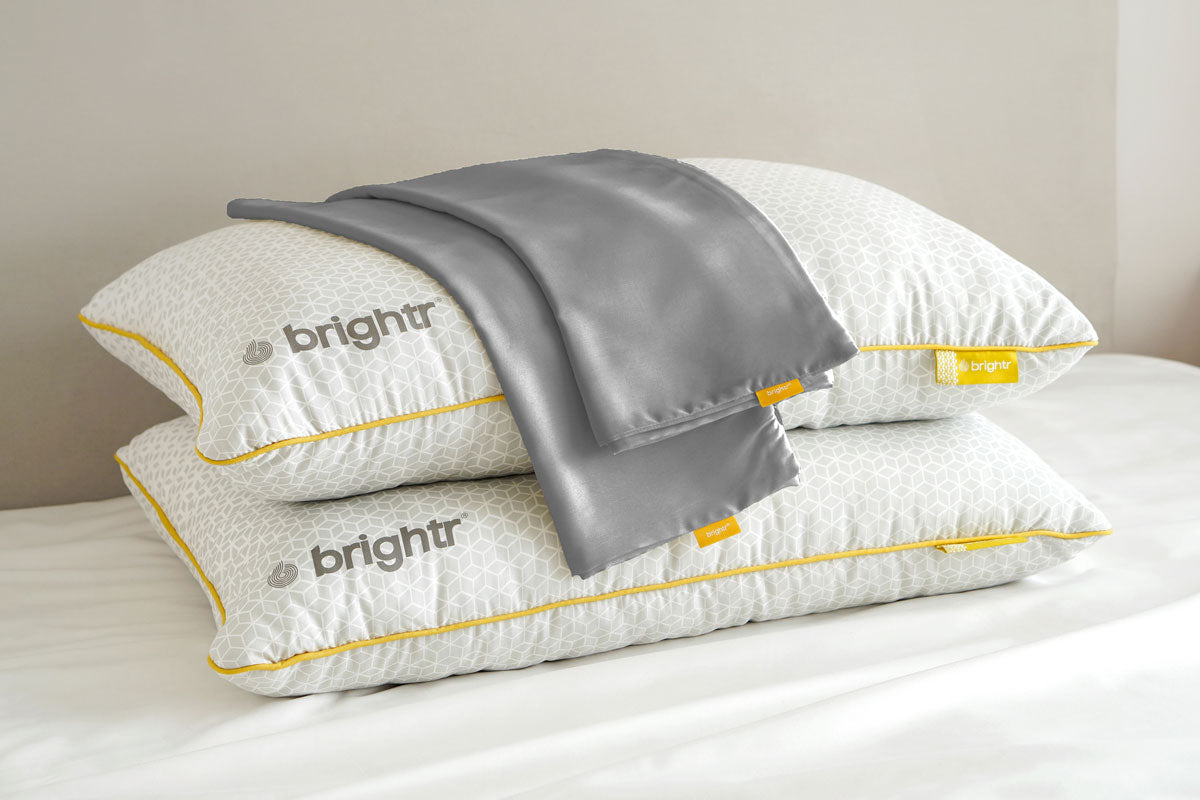 Brightr® Stella pillow & Copper pillowcase bundle