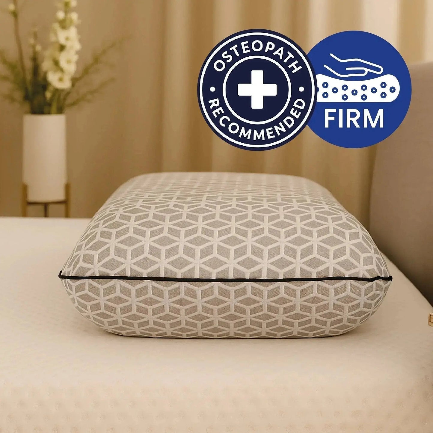 Brightr® Eclipse Adjustable Firm Memory Foam Pillow bundle
