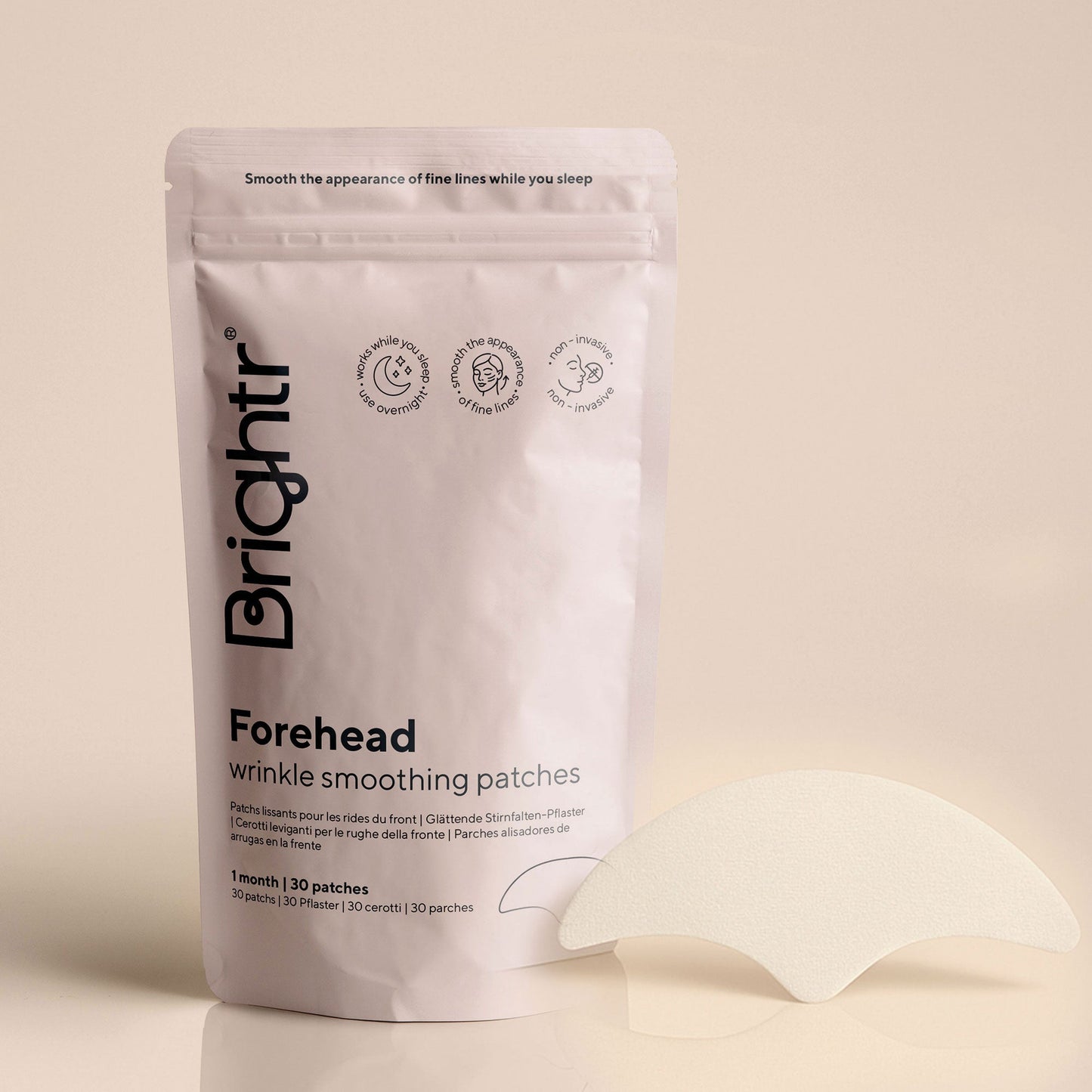 Brightr® Forehead wrinkle smoothing patches
