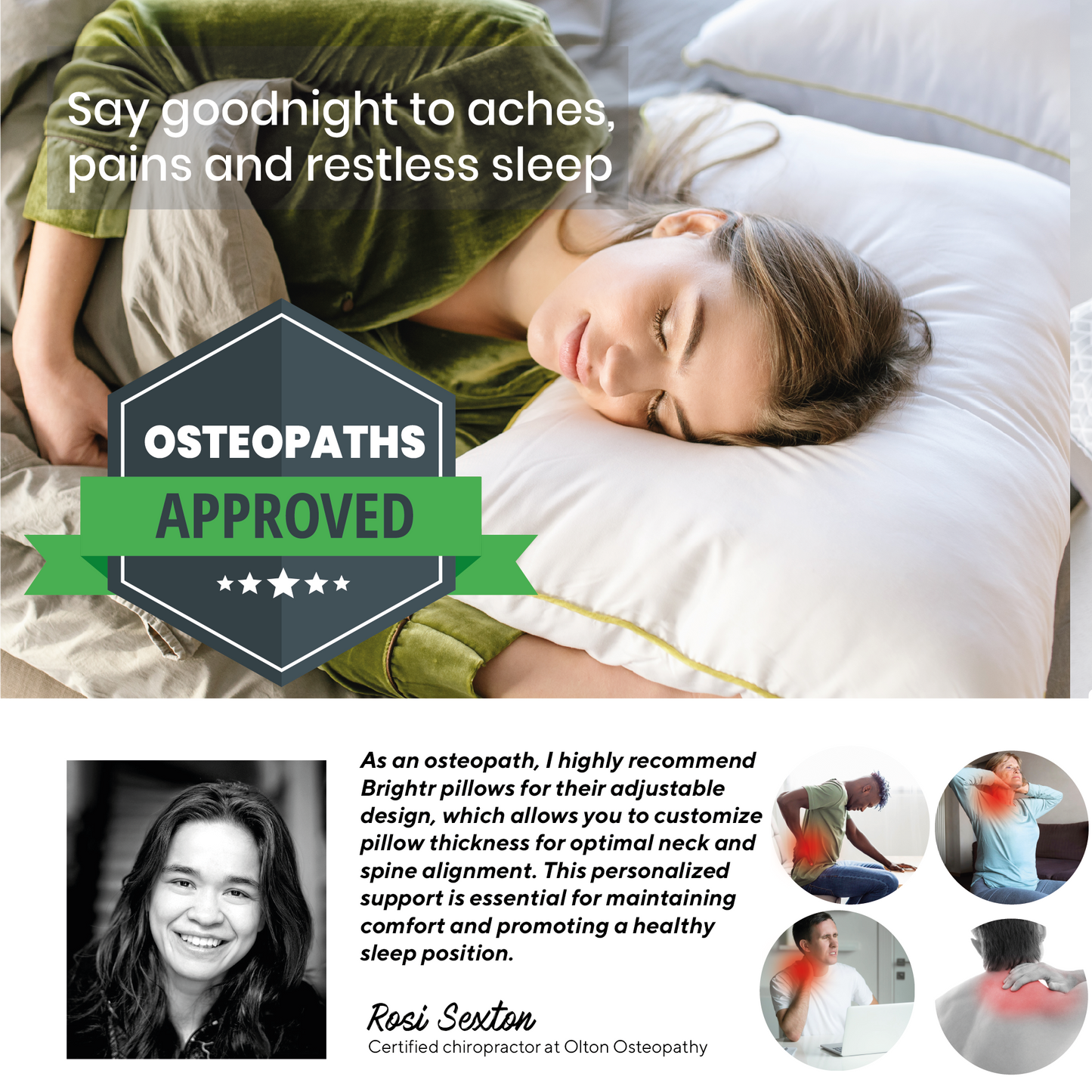 Brightr® Nox Vegan Down pillow