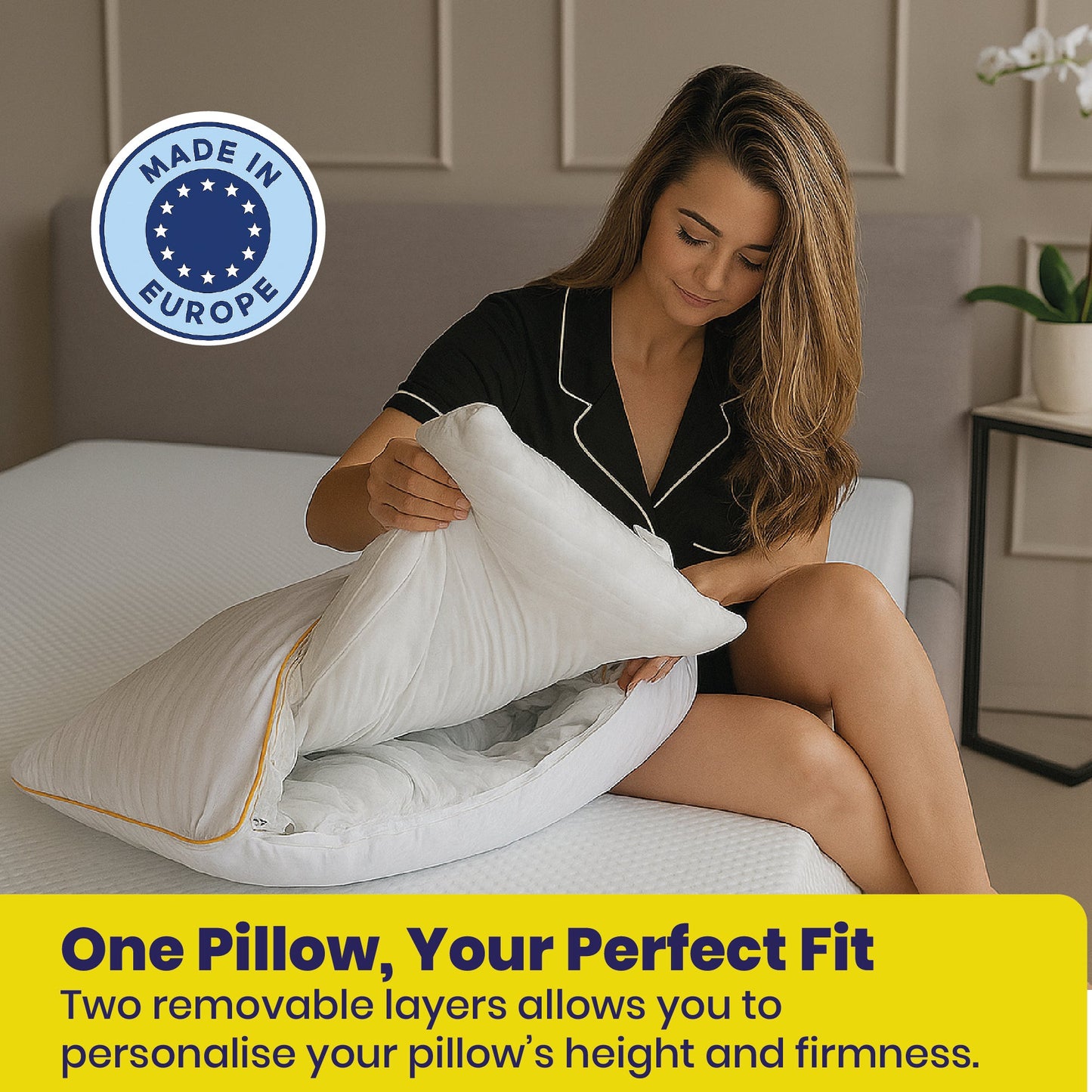 Brightr® Nox Vegan Best Down Alternative pillow