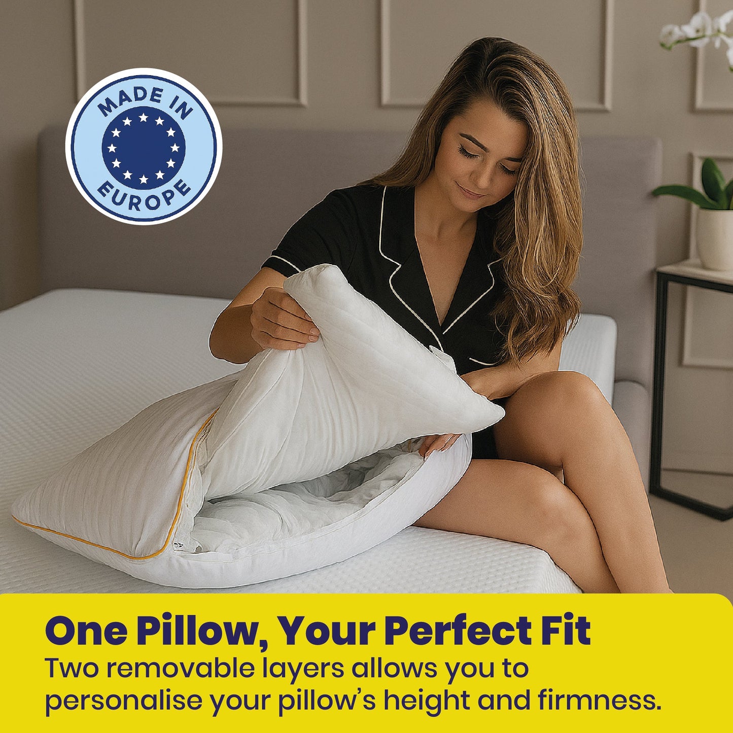 Brightr® Stella Hybrid Neck Support pillow