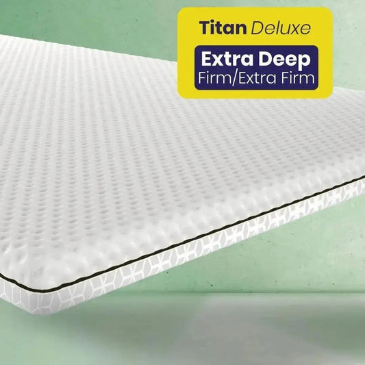 Brightr®  Titan Deluxe 2 in 1 Best Extra Firm Mattress Topper  - Firm/Extra Firm