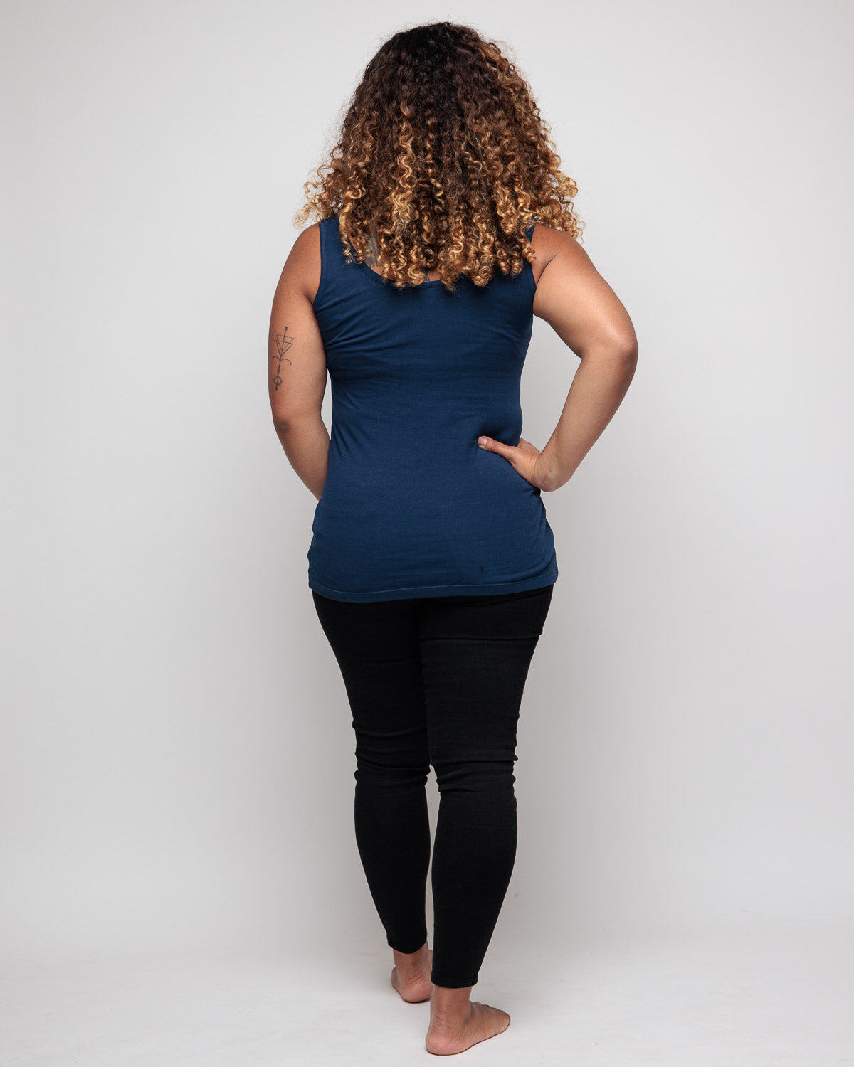 WOMEN'S VEST IN NAVY