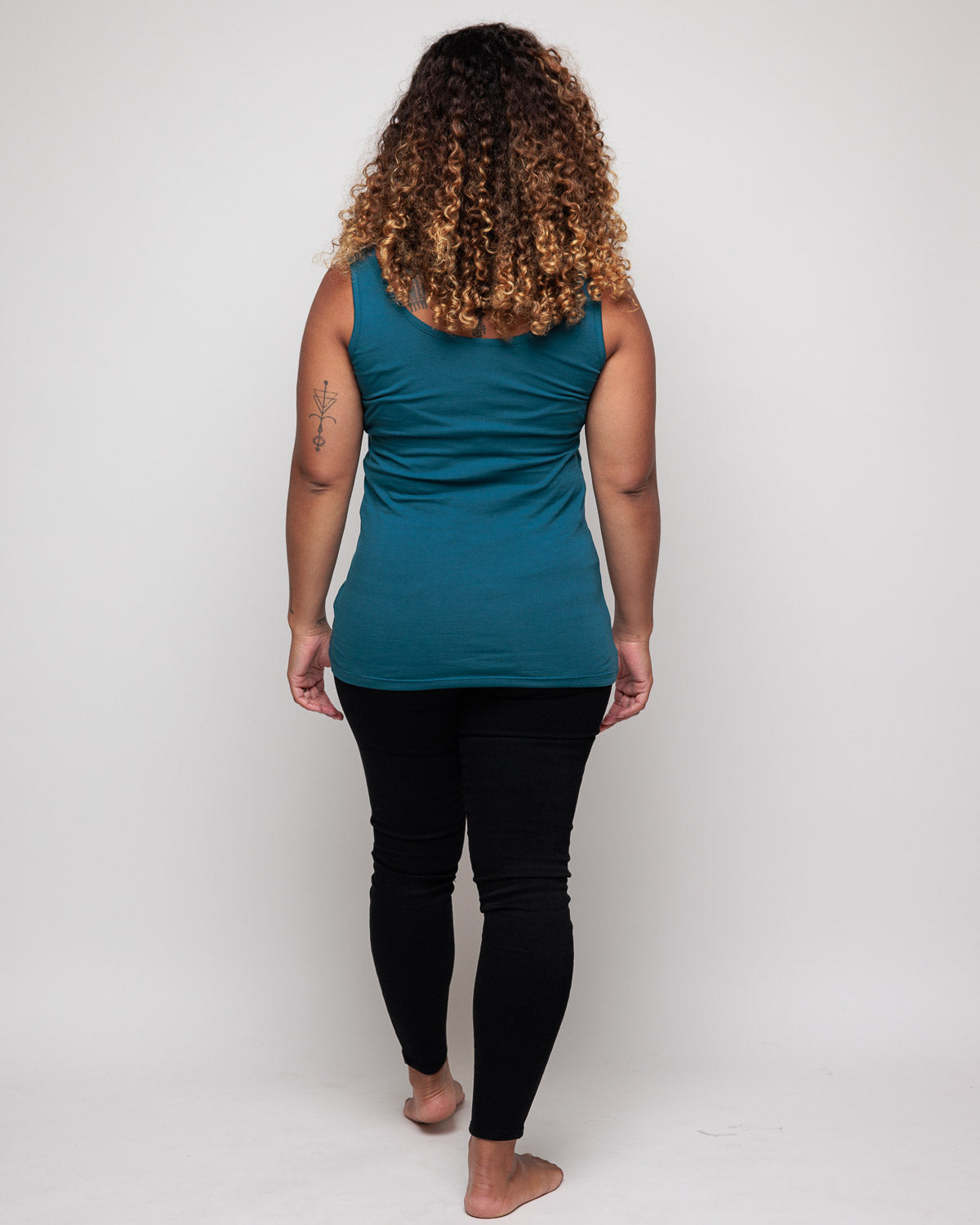 WOMEN'S VEST IN TEAL