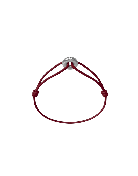 Mini Silver Soho Diamond Cord Bracelet