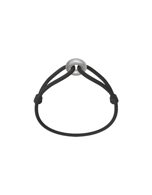 Silver Soho Matte Cord Bracelet