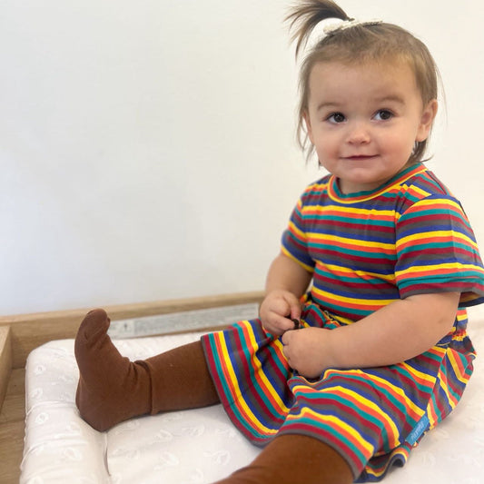 Hazel Rainbow Kid Dress