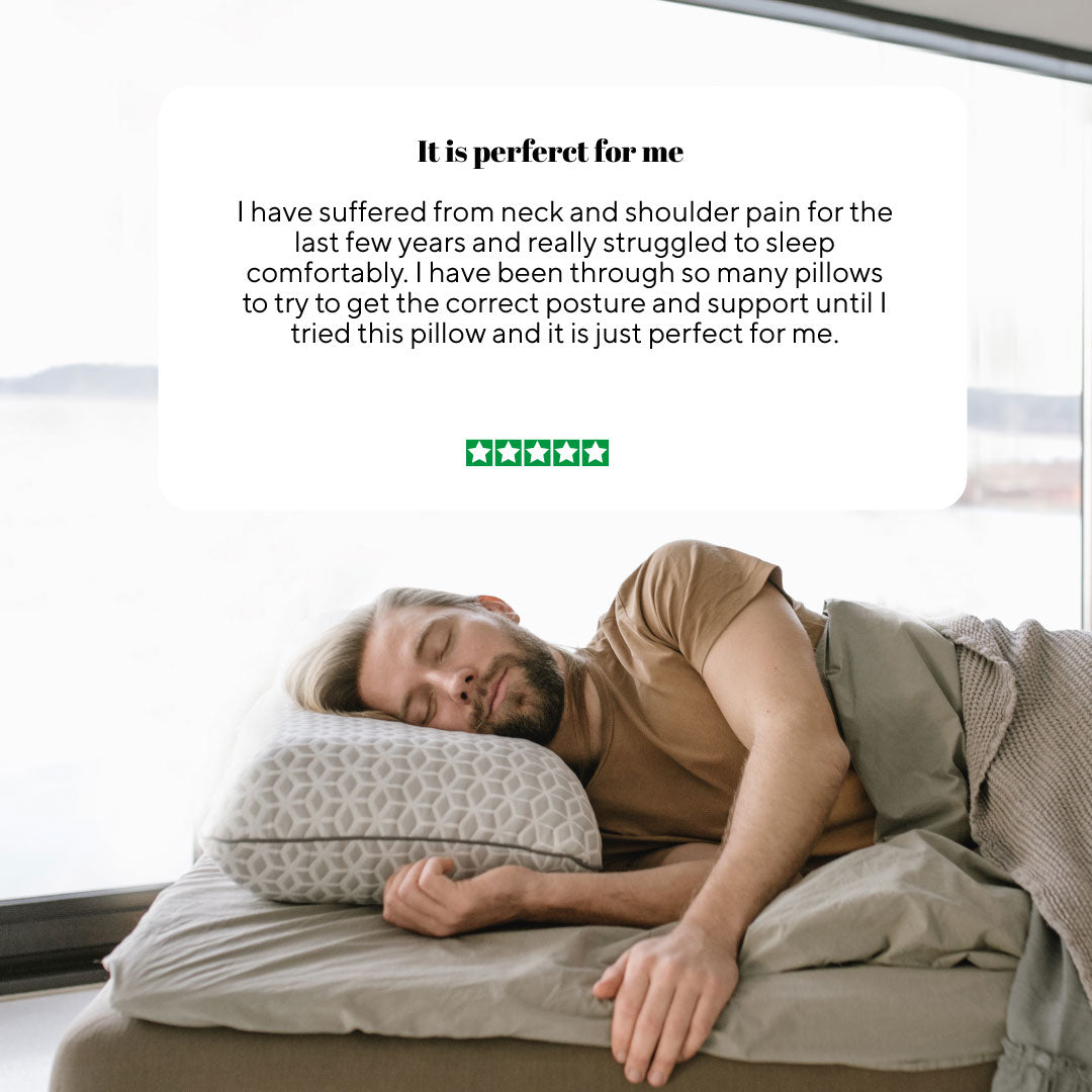 Brightr® Eclipse Adjustable Firm Memory Foam Pillow bundle