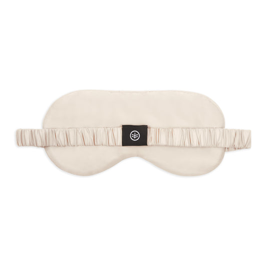 Essential Silk Sleep Eye Mask in Wheat (Eucalyptus Silk)