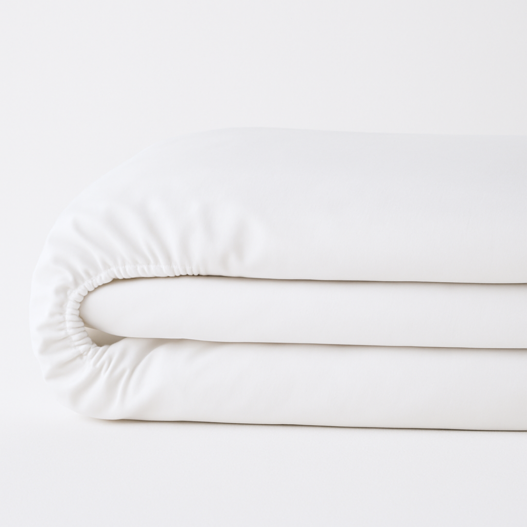 Cool & Comfy Silk Fitted Sheet (Eucalyptus)