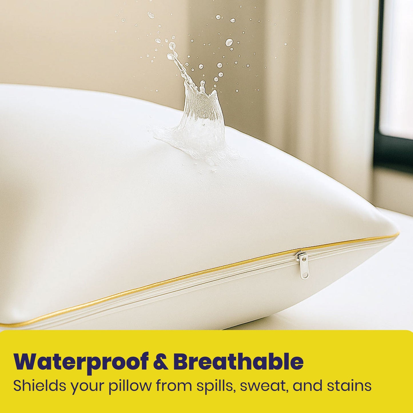 Brightr® Premium Tencel Waterproof Pillow Protector