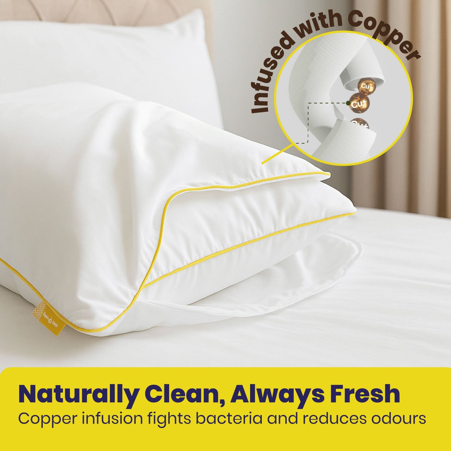 Brightr® Copper Pillow Protector