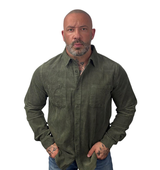 NVYSKN Mens Heavy Cotton Shirt