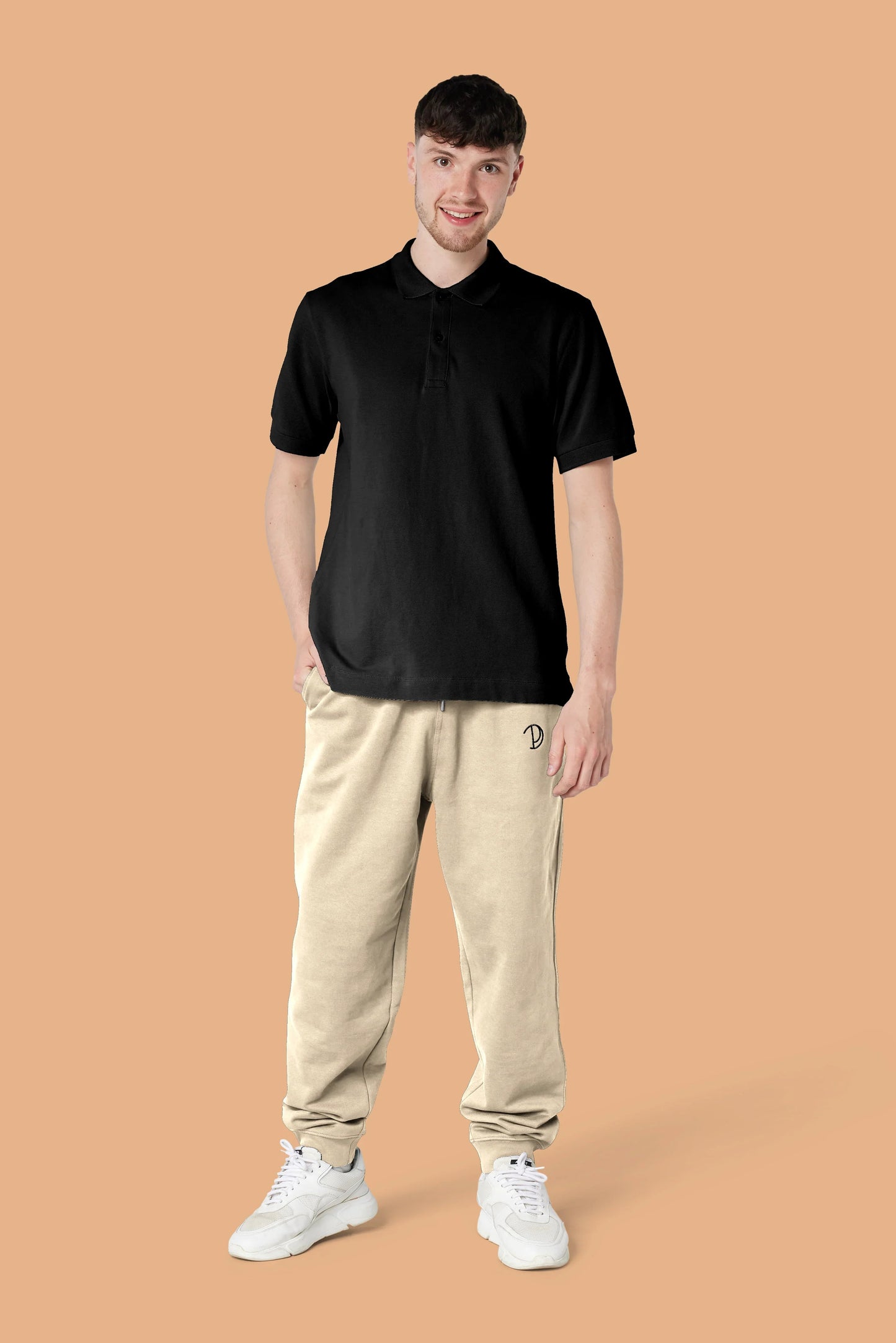 Embroidered P Joggers