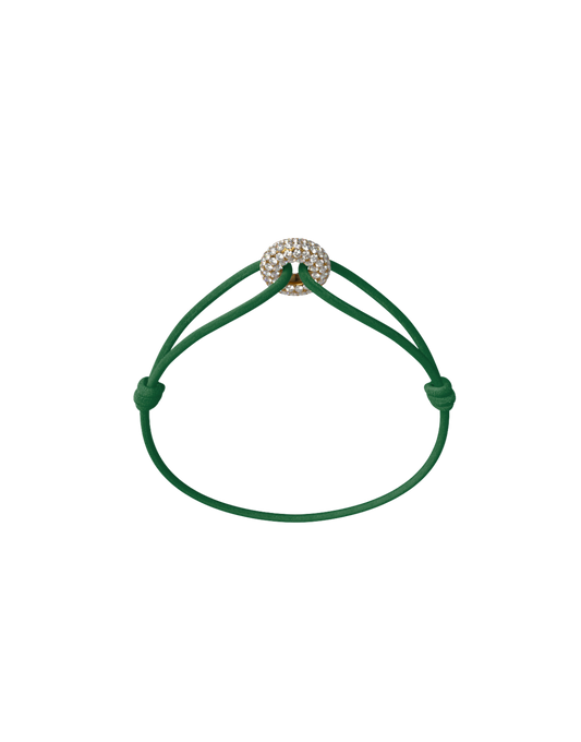 Mini Golden Soho Pavé Cord Bracelet