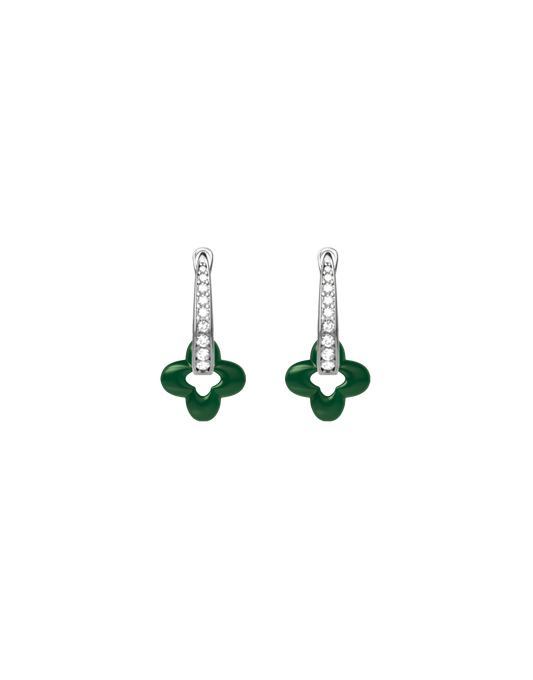 Silver Clover Earrings