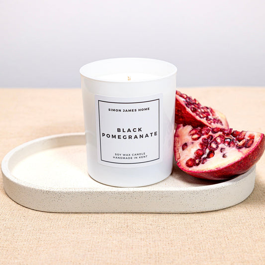 Black Pomegranate Handmade Soy Wax Candle