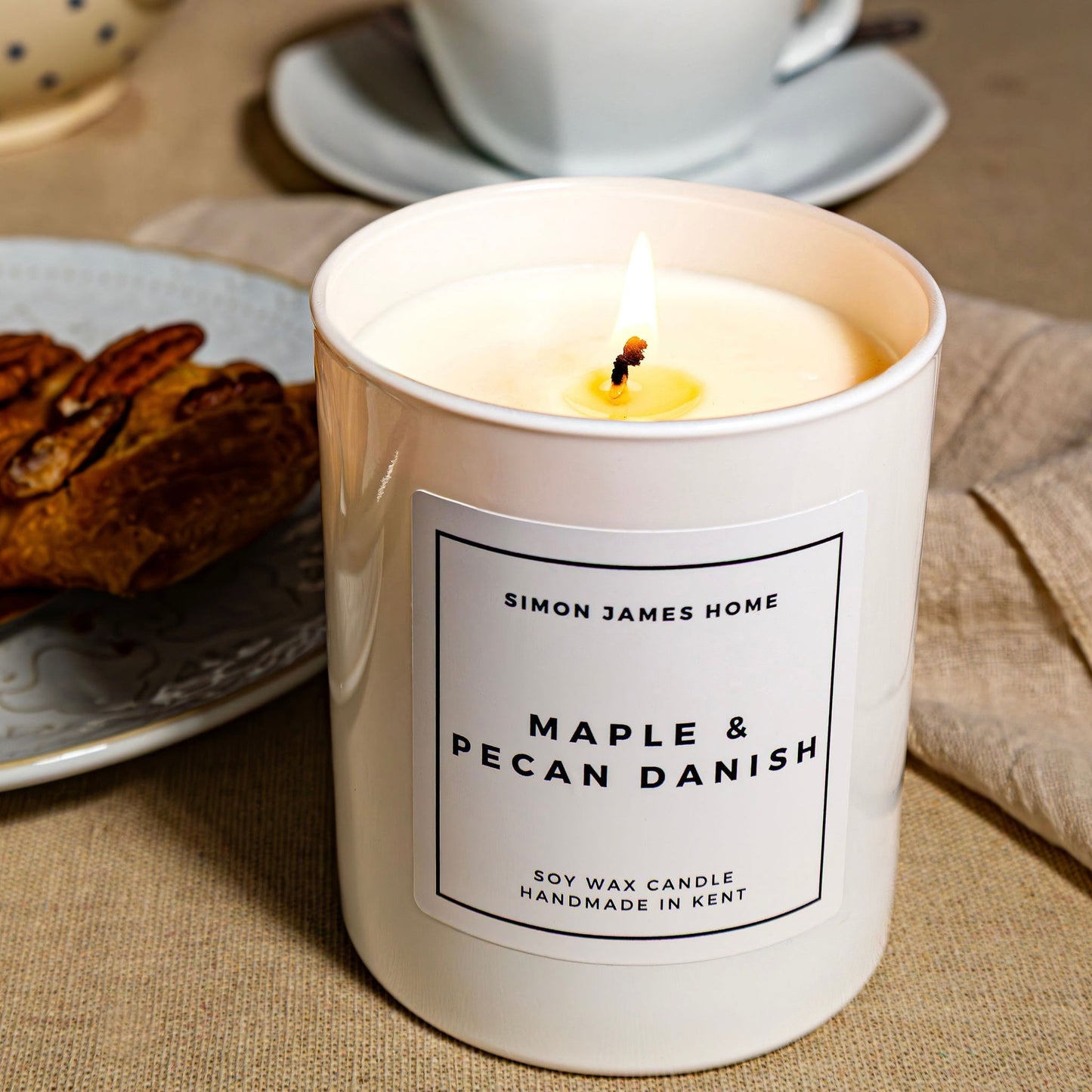 Maple & Pecan Danish Handmade Soy Wax Candle