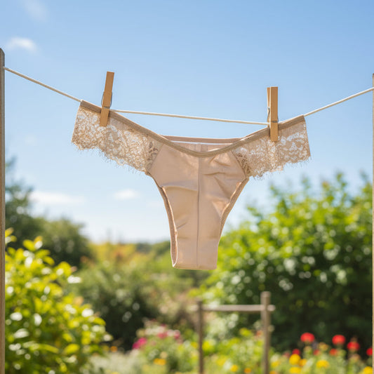 Love In A Mist Women's Brazilian Knickers In Nude