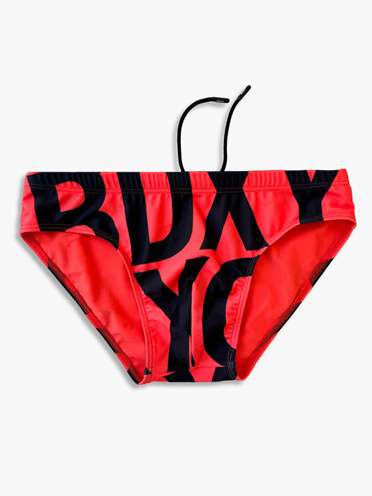 The Atmos Swimbrief | Bold Tangerine