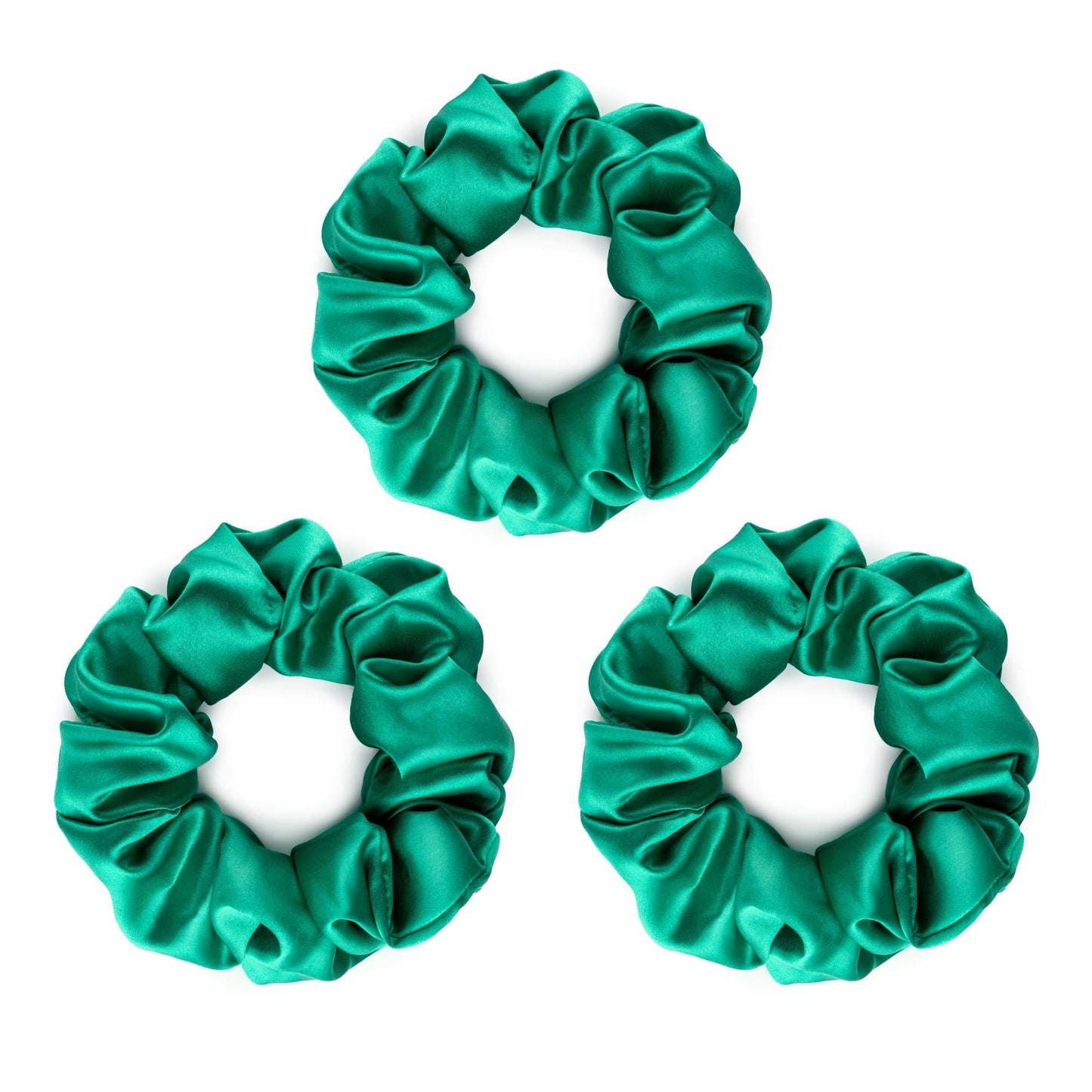 Large Silk Scrunchies Pack of 3